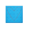ERSCTU7748_3.jpg Double-Sided Geoboard Set - 5 x 5 Grid - 24 Pin Circular Array - Set of 6