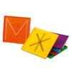 ERSCTU7748_7.jpg Double-Sided Geoboard Set - 5 x 5 Grid - 24 Pin Circular Array - Set of 6