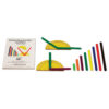 GeoStix Basic Set - 80 Construction Sticks - 24 Activity Cards - 2 Protractors