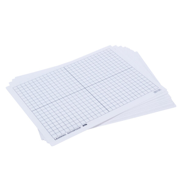OLYMPUS DIGITAL CAMERA X-Y Axis Dry Erase Grid Boards - Set of 10