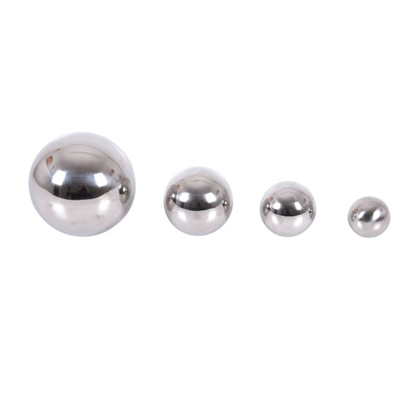 Sensory Reflective Balls - Silver - Set of 4