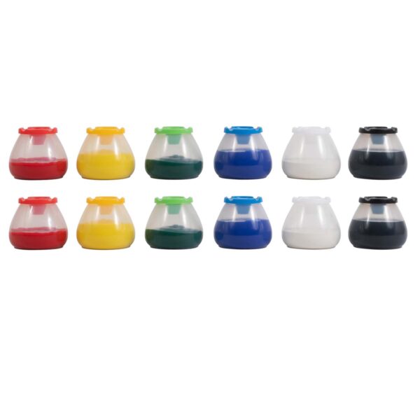 No Spill No Tip Paint Pots, 6 Per Set, 2 Sets