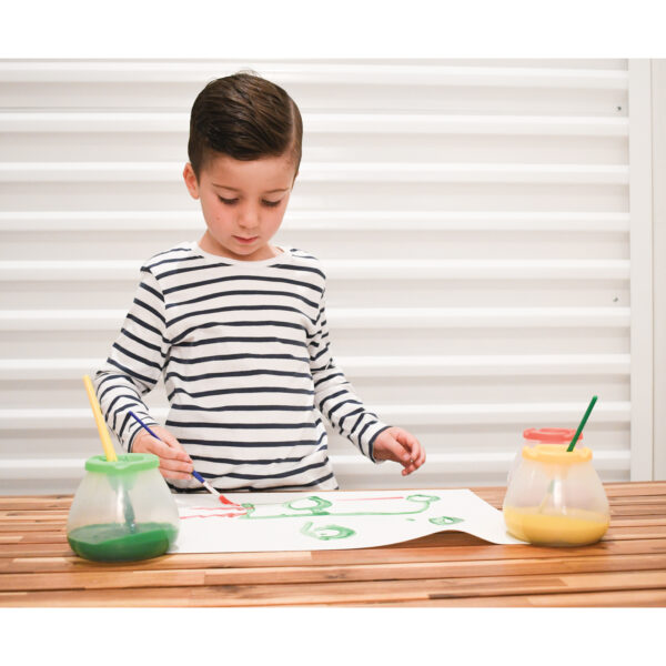 No Spill No Tip Paint Pots, 6 Per Set, 2 Sets