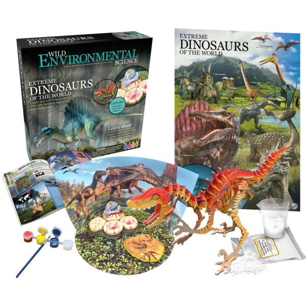 ERSCTUWES952.jpg Extreme Dinosaurs of the World - For Ages 6+ - Create and Customize Models and Dioramas - Study the Most Extreme Dinosaurs