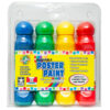 Washable Poster Paint Markers, Assorted Colors, 4 Per Pack, 2 Packs