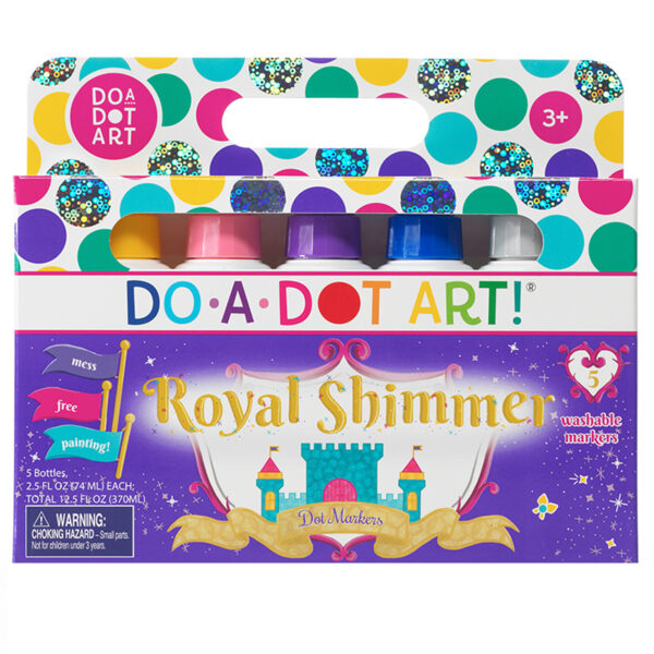 ERSDAD104.jpg Washable Royal Shimmer Dot Markers, 5 Colors