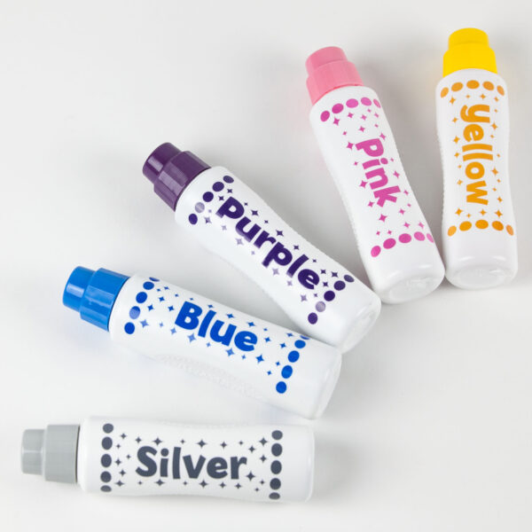 ERSDAD104_2.jpg Washable Royal Shimmer Dot Markers, 5 Colors