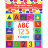 Play & Learn ABC Numbers & Shapes Creative Art & Activity Book, Pack of 6