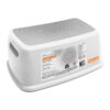 Toddler  Step Stool, Gray-White
