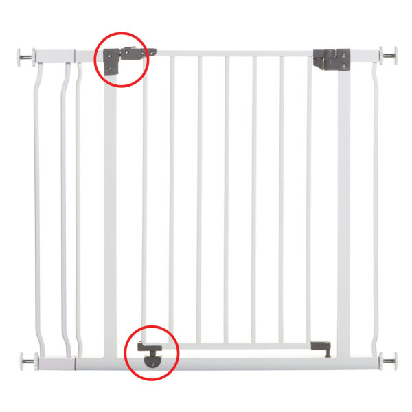 ERSDB-L776_1.jpg Liberty 29.5-36.5in Auto Close Metal Baby Safety Gate - White