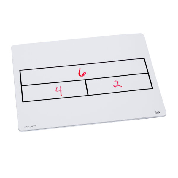 Write-On-Wipe-Off Part-Part-Whole-Number Line Mats, Pack of 10