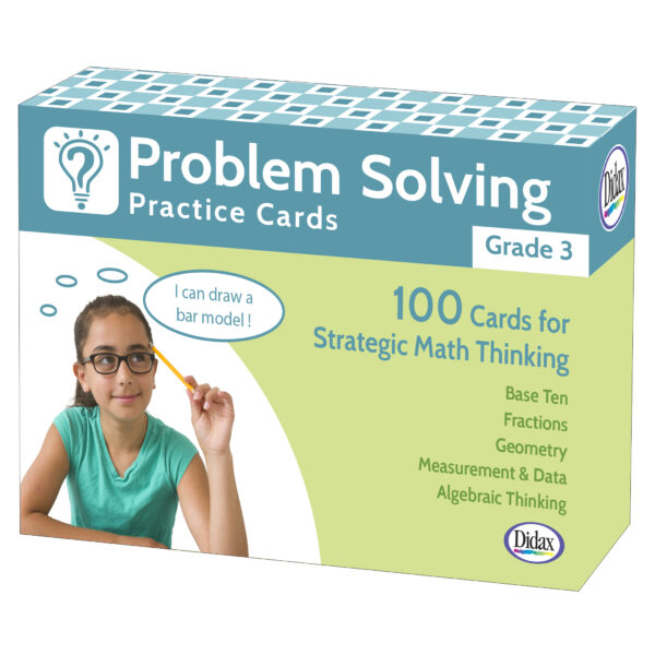 ERSDD-211279.jpg Problem Solving Practice Cards, Grade 3