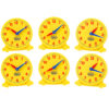 5" Student Clocks, Set of 6