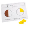 Write-On-Wipe-Off Fraction Mats, Set of 10