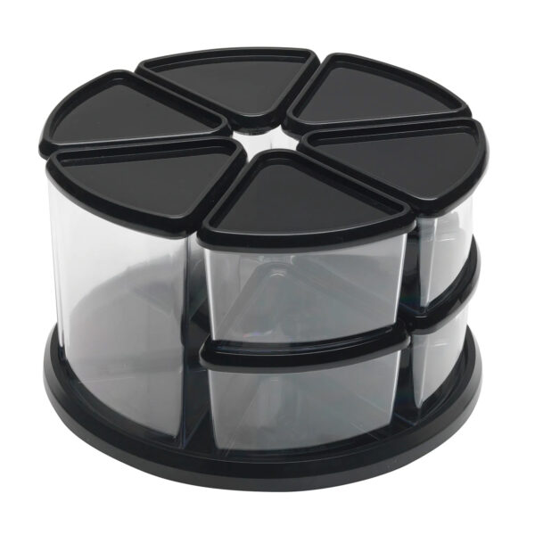ERSDEF39010104_2.jpg Carousel Rotating Organizer, 9-Bin, Black