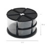 ERSDEF39010104_3.jpg Carousel Rotating Organizer, 9-Bin, Black