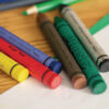 Soybean Crayons, Large, 8 Colors Per Pack, 6 Packs