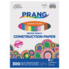 Construction Paper, Medium Weight, 10 Assorted Colors, 9" x 12", 300 Sheets Per Pack, 2 Packs