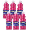 Washable Tempera Paint, Magenta, 16 oz, Pack of 6