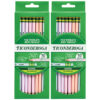 #2 Pastel Pencils, 5 Assorted Colors, 10 Per Pack, 6 Packs
