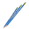 Erasable Colored Pencils, Blue, 12 Per Pack, 2 Packs