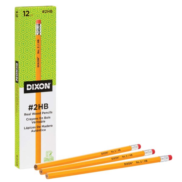 No. 2 Pencils, Yellow, 12 Per Box, 12 Boxes