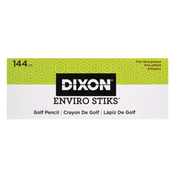 EnviroStiks Golf Pencils, 144 Per Pack, 2 Packs