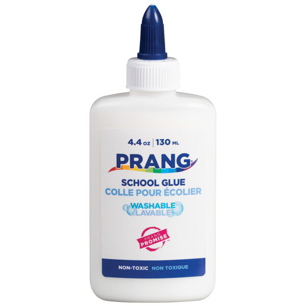 Glue Washable Liquid White School Glue - 4.4 oz, White, Pack of 24