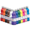 Tempera Paint Set, Assorted Colors, 16 oz Bottles, Set of 12