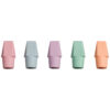 Pastel Cap Eraser, 10 Per Pack, 24 Packs
