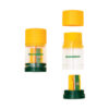 DUO Sharpener-Eraser, Green and Yellow, Pack of 12