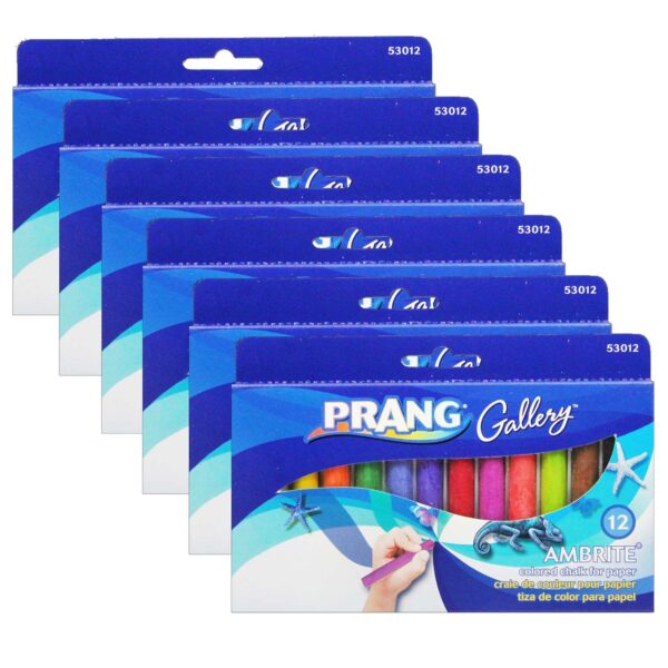 ERSDIX53012-6.jpg Ambrite Paper Chalk, 12 Per Pack, 6 Packs