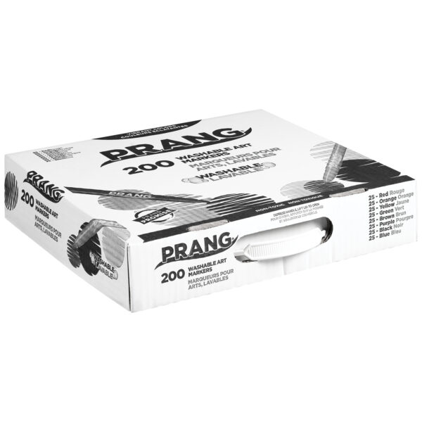 Washable Art Marker Masterpack, 8 Colors, 200 Per Box