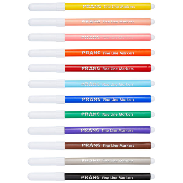 Classic Art Markers, Fine Tip, 12 Colors, 144 Count