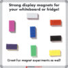 Hero Magnets Block Magnets, Display Box of 40