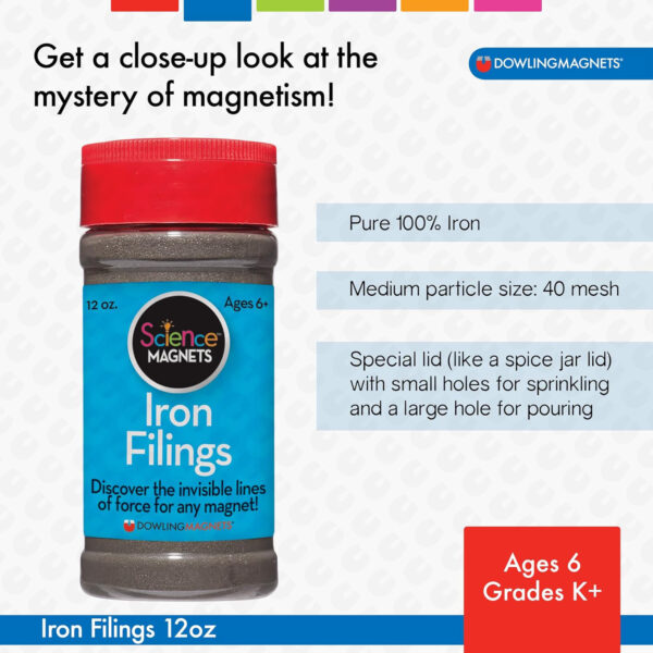 ERSDO-731019-3_2-1.jpg Iron Filings, 12 oz. Per Jar, 3 Jar