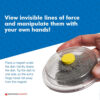 Magnetic Field Viewing Kit with Steel Filings, Pack of 3