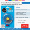 Magnetic Field Viewing Kit with Steel Filings, Pack of 3