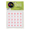 Magnet Numerals Set, 100 Per Set, 3 Sets