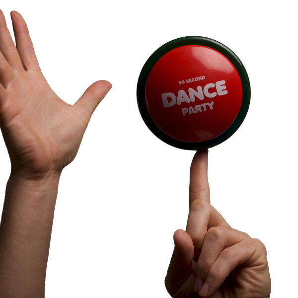 Dance Party Button, Holiday