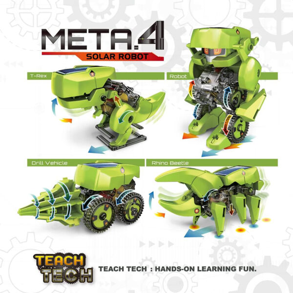 TEACH TECH Meta.4 Solar Robot Kit