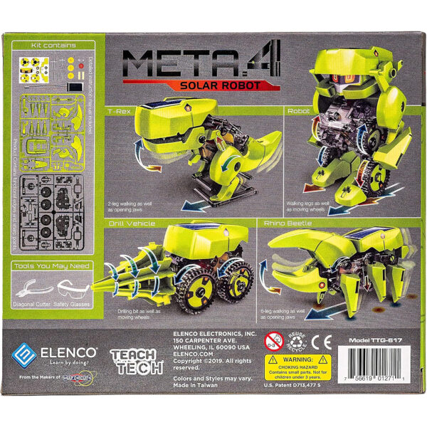 TEACH TECH Meta.4 Solar Robot Kit