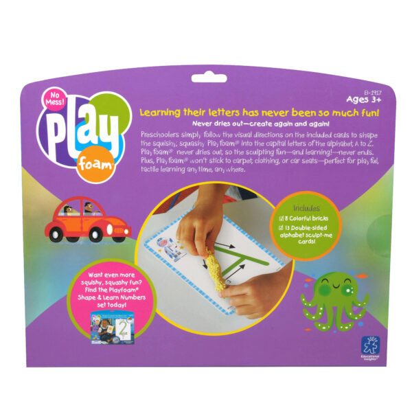 Playfoam Shape & Learn Alphabet Set, 2 Sets