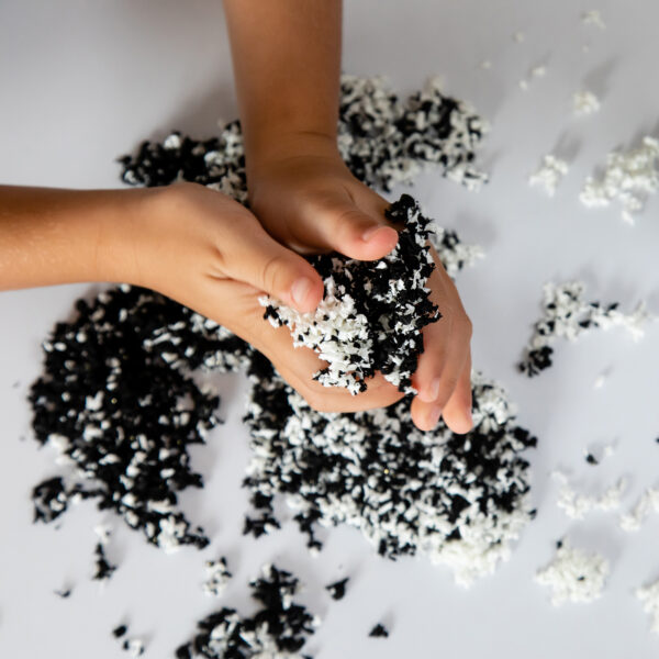 Playfoam Pluffle Twist Black & White, 3 Packs