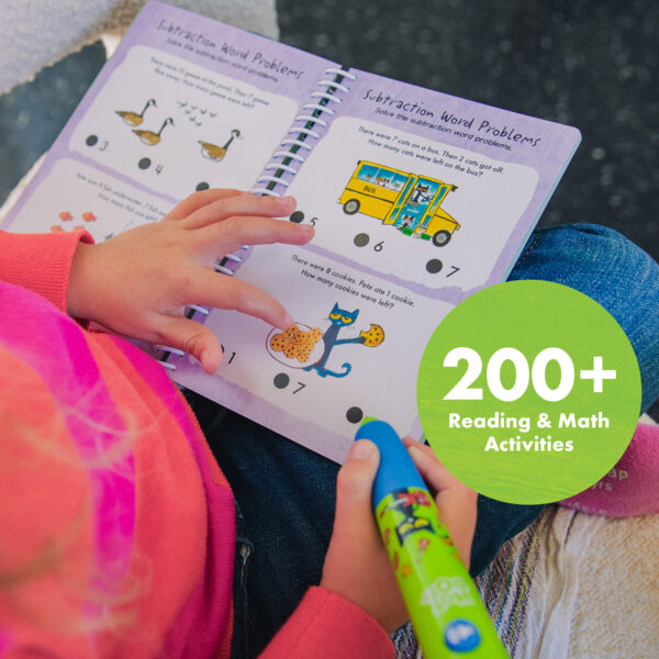 Hot Dots Pete the Cat Kindergarten Reading & Math