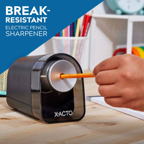 ERSELM1818X_4.jpg Pencil Sharpener, XLR Electric Pencil Sharpener, Pencil Saver, SafeStart Motor, Black, 1818x