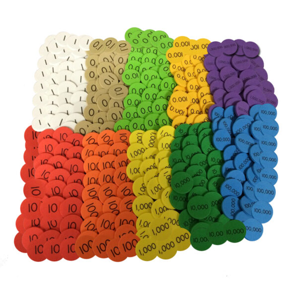 ERSELP626638_3.jpg 10-Value Decimals to Whole Numbers Place Value Discs, 250 Discs