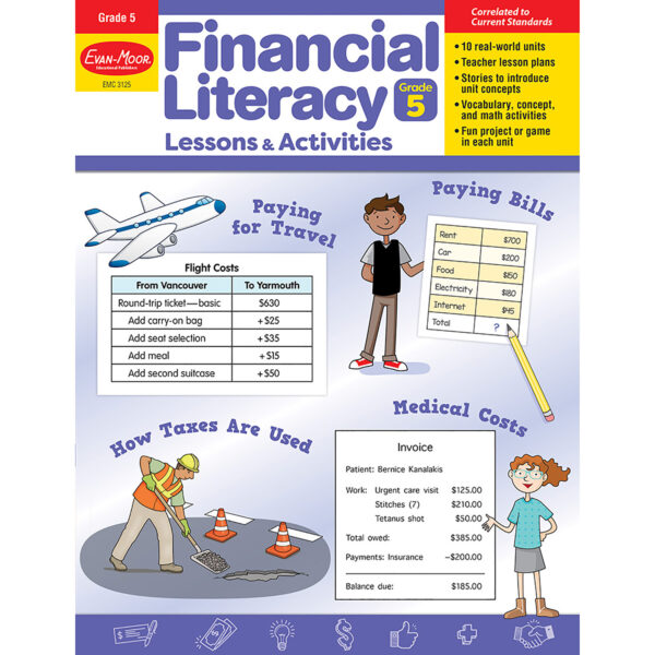 ERSEMC3125.jpg Financial Literacy Lessons & Activities, Grade 5