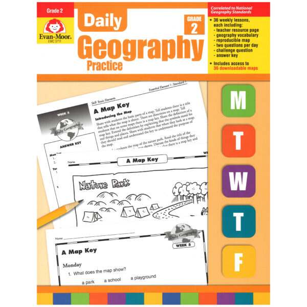 ERSEMC3711.jpg Daily Geography Practice Book, Grade 2