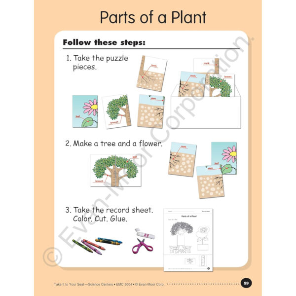 Take It to Your Seat Science Centers Book, Grades PreK-K